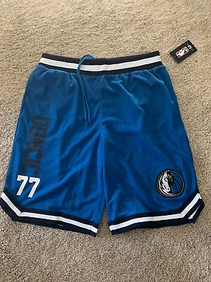 Dallas Mavericks Luka Doncic #77 Ultra Game Basketball Shorts Blue Sz S / L / XL • $24.99