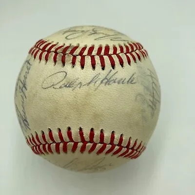 1982 Boston Red Sox Team Signed American League Baseball Wade Boggs • $149