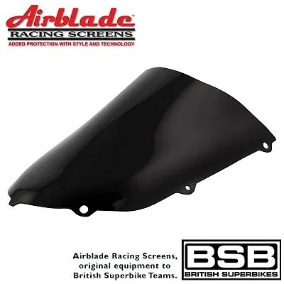 Airblade Race Screen To Fit Kawasaki ZX-10R Ninja 04-05 Dark Smoke Double Bubble • £29.99