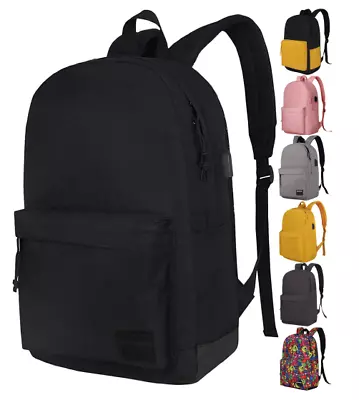 Lightweight Casual Laptop Backpack With USB Charging Port For For Men And Women • $21.79