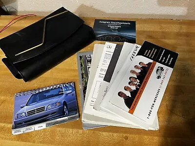2000 Mercedes-Benz W202 Owner’s Manual Set W/Case C230 Kompressor C280 • $28.50
