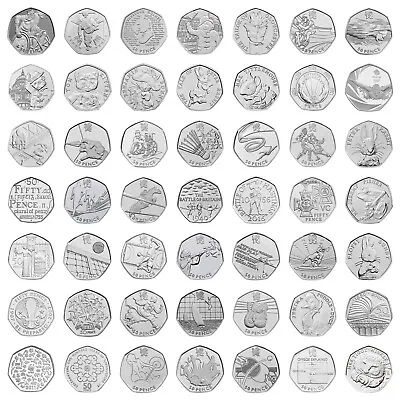 Rare Commemorative British 50p Pence Coins Circulated London Olympics + Other • £2.55