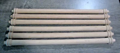 (1) Unfinished Wood Spindle  12 7/8   Long   5/8  Wide (center) • $5.99