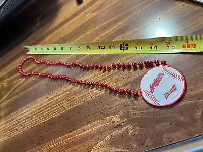 Budweiser Cleveland Indians Baseball Shaped Mardi Gras Beads • $1.99