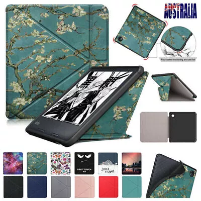 For Kobo Libra 2nd Gen 2021 Leather Flip Stand Pure Color Slim Case Cover HOT • $30.58