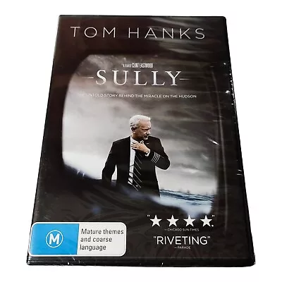 Sully DVD Brand New Sealed - Clint Eastwood Film - Tom Hanks - Aviation Drama • $6.50