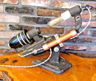 Repurposed Industrial Microscope Light / Lamp Ambiance Light Custom Metal Art • $225