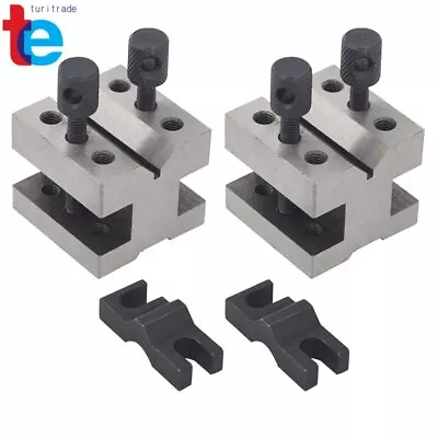 HIGH PRECISION V-BLOCK PAIR W. CLAMPS 1-3/8x1-3/8x1-3/16  • $32.39