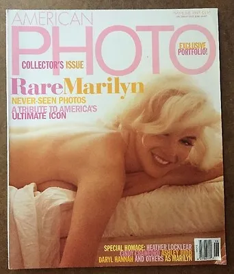 AMERICAN PHOTO Magazine 1997 Marilyn MonroeExclusive PortfolioCollector Issue • $27.50
