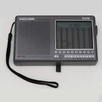 Kaito KA1103 AM FM Shortwave Radio With Dual Conversion Black • $89.99