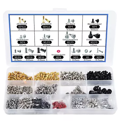 502PC Computer Motherboard Screws Kit Motherboard Standoffs Screws For Universa • $20.34