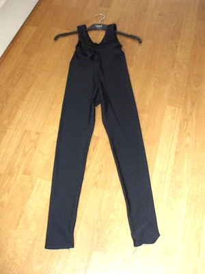 £3 • Buy Dance Catsuit Black - Size 2 Age 8-10 Years