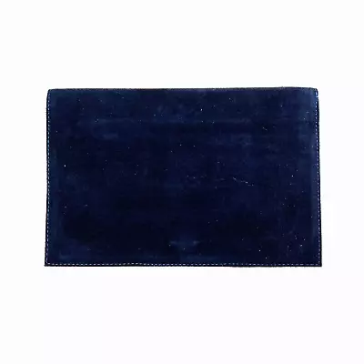 Envelope Clutch Bag Blue Faux Suede • $6.49