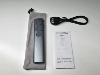 Norwii N95 - Rechargeable Presentation Air Mouse Pointer For Powerpoint + Laser. • £14.99