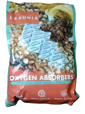 $19.95 • Buy ✅Lexonix 300cc (100 Pack) Food Grade Oxygen Absorbers For Food Storage