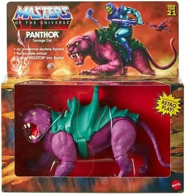 Masters Of The Universe Panthor Savage Cat Mattel Mint Figure (see Description} • $13
