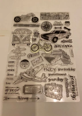 £2.75 • Buy A4 Sheet Of Clear Stamps Male Theme 