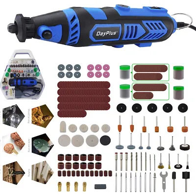 £29.01 • Buy 252pc Electric Dremel Type Mini Rotary Hobby Drill Multi Tool + Case