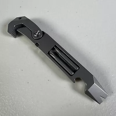 TC4 Titanium Crowbar Pry Bar Wrench Spanner EDC Tool Bottle Opener Clip Gift New • $35