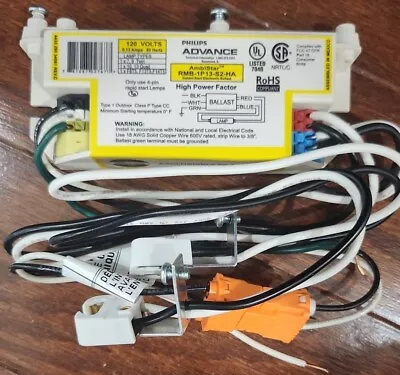 Advance Philips Rmb-1p13-s2-ha Electronic Ballast 1 Lamp  120v • $12.95