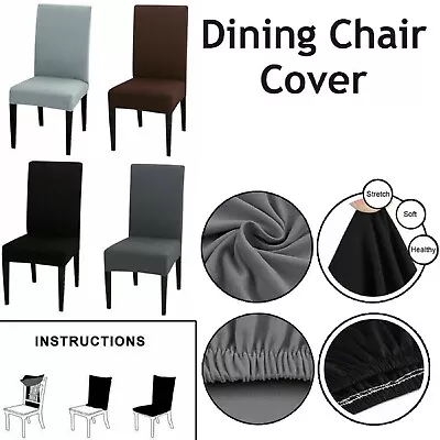 Stretch Dining Chair Cover Removable Slipcover Washable Banquet Furniture Covers • $12.99