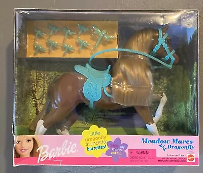 NEW IN BOX Barbie Meadow Mares Dragonfly Horse Doll • $168.52