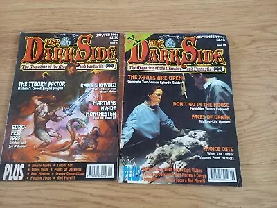 The Dark Side Magazine 1996 Issue 53 And 49 Tyburn Factor X-Files Bundle • £5