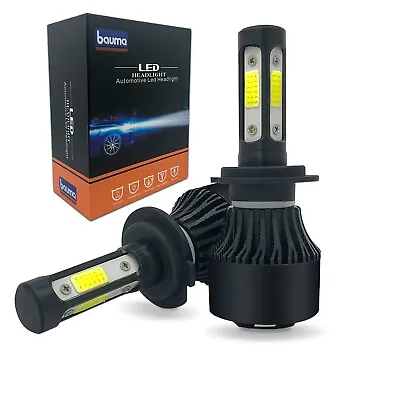 2× H7 LED Headlight Bulbs Kit High Low Beam 8000LM Super Bright 6000K White • $16.11