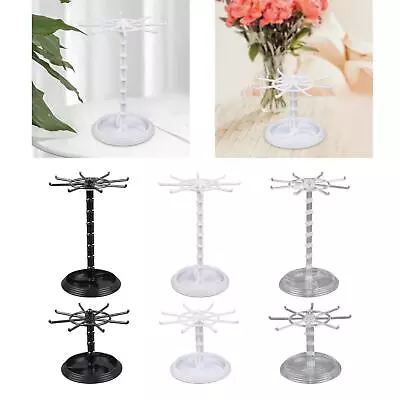 £9.38 • Buy Necklace Organizer Hanger Jewelry Tree Stand For Trinkets Earrings Bathroom