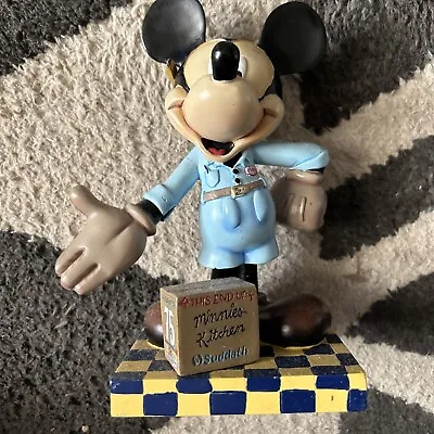 Mickey On The Move 6  Figurine 17831 Disney Inspearations Retired • $51