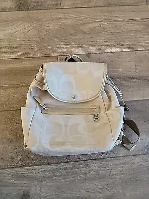 AS IS Coach Vintage Backpack Kyra Daisy Tan  • $24.99