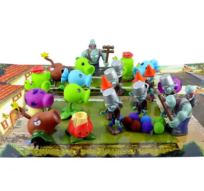 £13.68 • Buy Plants VS Zombies Action Figure PVZ Pea Shooter & Zombie Figure Toy Set Game