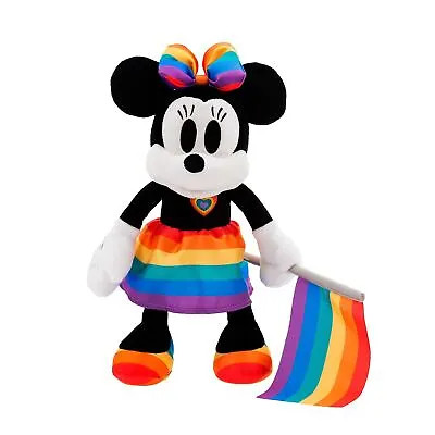 Disney Minnie Mouse Soft Toy 35cm/14  Disney Pride Collection Kids Plush Figure • £13.80
