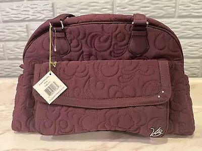 BRAND NEW Vera Bradley Bowler Baby Bag W/Changing Pad - Wine Color • $19.99