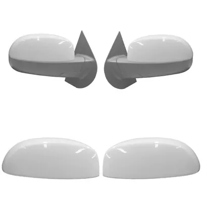 New Gloss White Mirror Overlay Cover / For 2007-2013 Chevy Silverado/GMC Sierra • $49.99