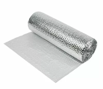 1.2m X 50m Yuzet Double Aluminium Bubble Foil Insulation Loft Wall Home Caravan • £98.99