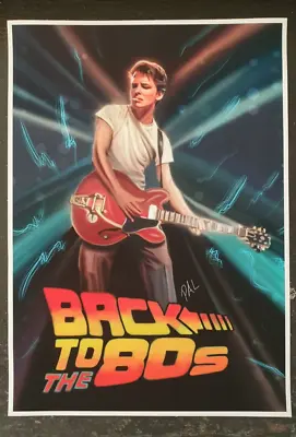 Back To The Future Original A4 Size Canvas Art Poster Print • $20