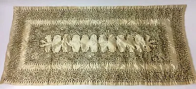 FINELY Embroidered 18th Century Metal Thread Altar Cloth/ Panel Size 110 X 54cm • $547.47