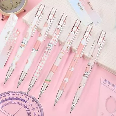 6 PCS Cute Mechanical Pencil 0.5mm Pencils Drawing Pencils  Office Supplies • $6.99