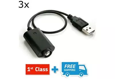 £4.91 • Buy 3 X Usb E Cig Chargers 510 Ego-t Ce4 Shisha Pen E-shisha Electronic Cigarette