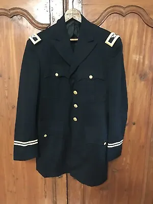VTG US Army 1st Lieutenant Colonel Dress Uniform Jacket Vietnam War Size M • $50.50