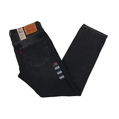 Levis 502 Mens Jeans Regular Fit Stretch Tapered Leg Zip Denim 30 32 34 36 38 40 • $41.99