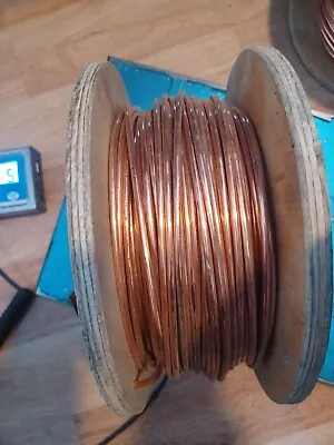 315' Ft 6 AWG Solid Bare Copper Wire Soft Drawn 25 Lbs Spool # 0611S1 • $200