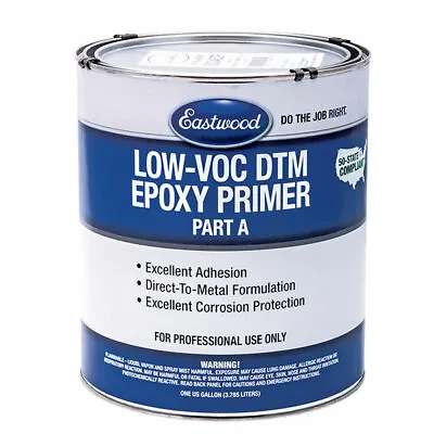 Eastwood Black Direct To Meal Epoxy Fast Drying Automotive Primers Gallon 1:1 • $119.99