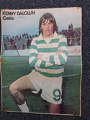 KENNY DALGLISH CELTIC LEGEND Liverpool HAND-SIGNED POSTER 10x8 • £8.95