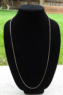 Beautiful Vintage Signed Monet 30   Yellow Gold Plated Chain Necklace • $16.96