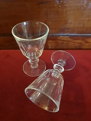 Pair Rare Vintage French La Rochere Wine Glasses France • £9.99