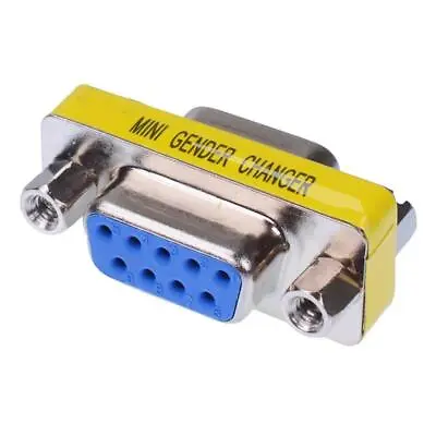 9 Way D Sub Female To Female Adapter Connector Gender Converter • £2.69