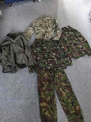 British Army  Camouflage Utility Field Shacket Overshirt Bundle Size Large  • £39.99