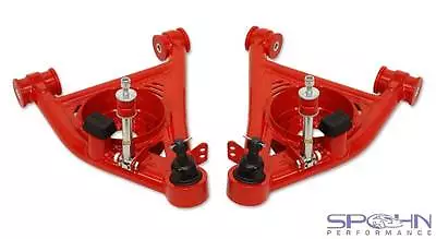 Tubular Front Lower Control A-Arms With Poly Bushings | 1982-2004 GM S-10 (2WD) • $589